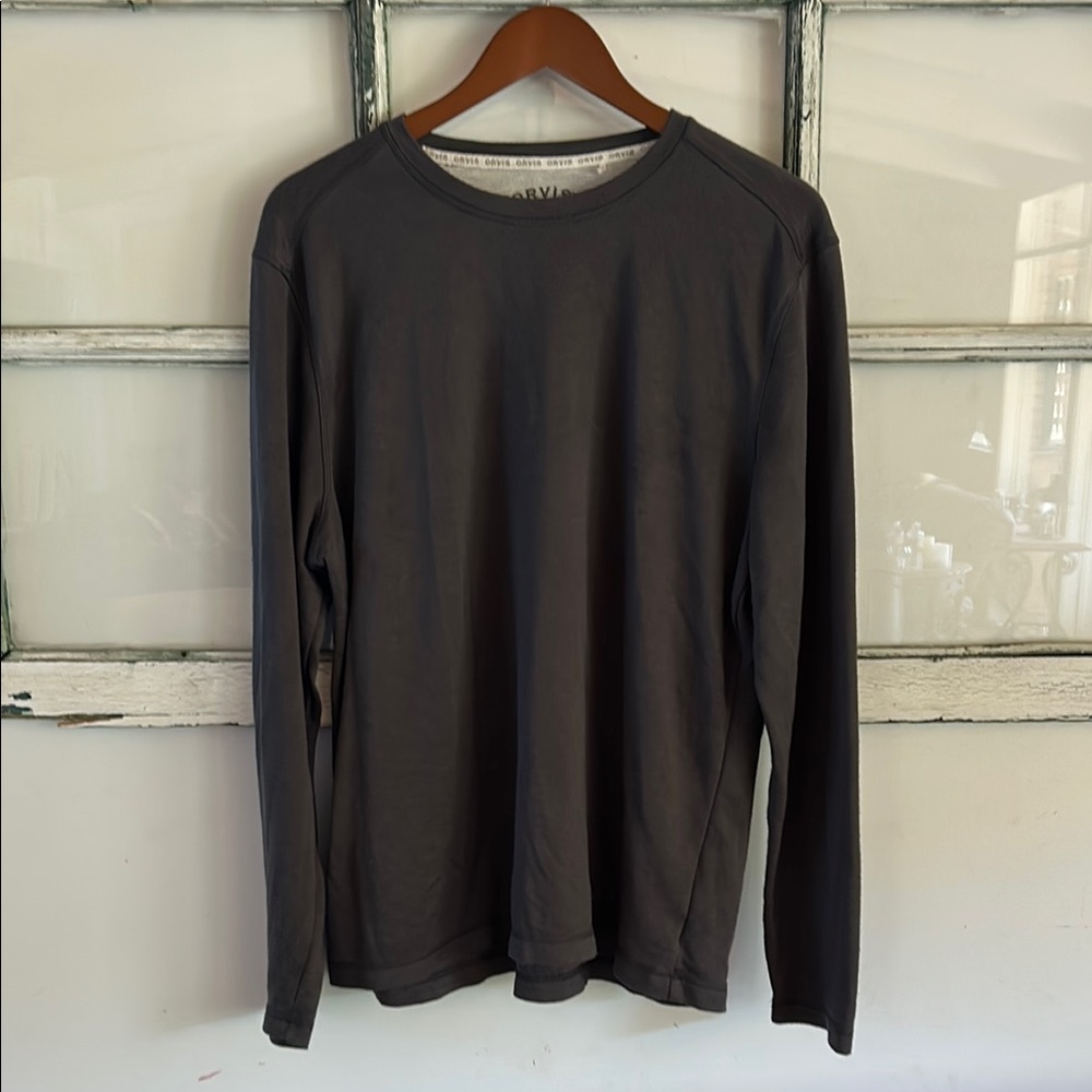 Orvis Gray Long Sleeve Tee Essential Comfort